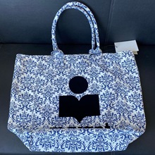 日韩出口YUAN单Mar帆布包休闲大购物袋手提袋totebag托特包青花瓷