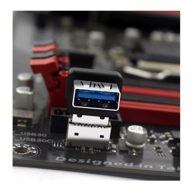 Материнская плата компьютера USB3.1TYPE-E интерфейс 90-градусный соединитель передний USB3.1 установленная проводка с корпусом