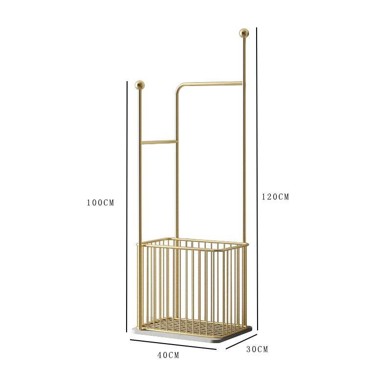 B1_골든 수건걸이 + 골든 스퀘어 바구니