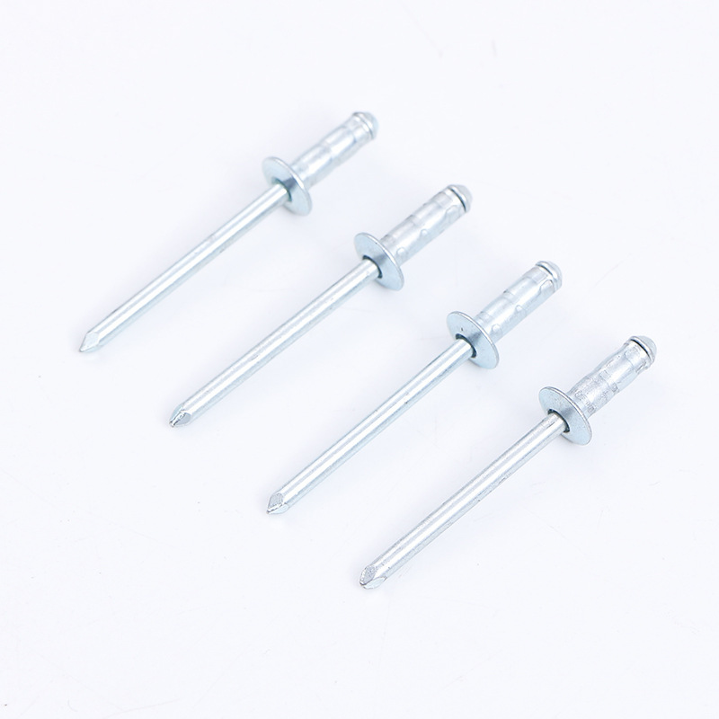 厂家直销铝铆钉电镀锌子白锌子平圆头拉爆2 2.5 3.2