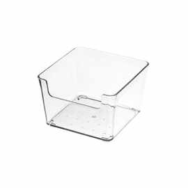 PET抽屉收纳盒日式透明浴室化妆品收纳储物盒厨房桌面杂物整理盒1