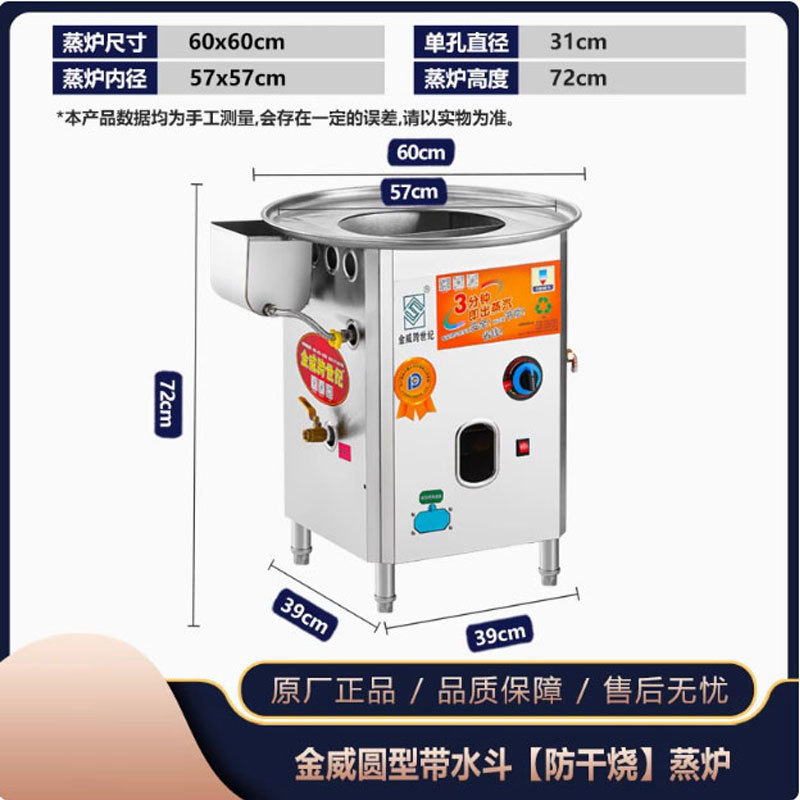 Ahorro de energía Wang Fangyuan tipo cabal comercial máquina de polvo de salchicha sin ventilador horno de vapor de vapor de gas