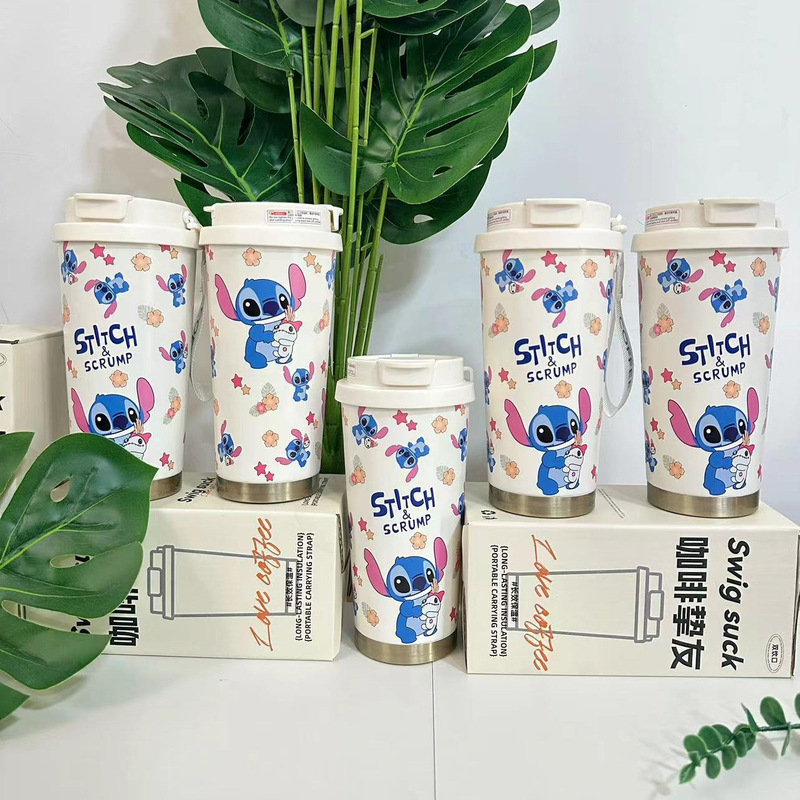 316 stainless steel thermos cup high color value large capacity girl's pipette cup stilzai new cup car coffee 316 stainless steel thermos cup high color value large capacity girl's pipette cup stilzai new cup car coffee