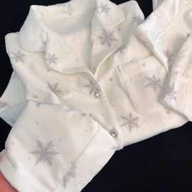 圣诞雪花海岛绒睡衣女时尚感家居服送闺蜜生日礼物