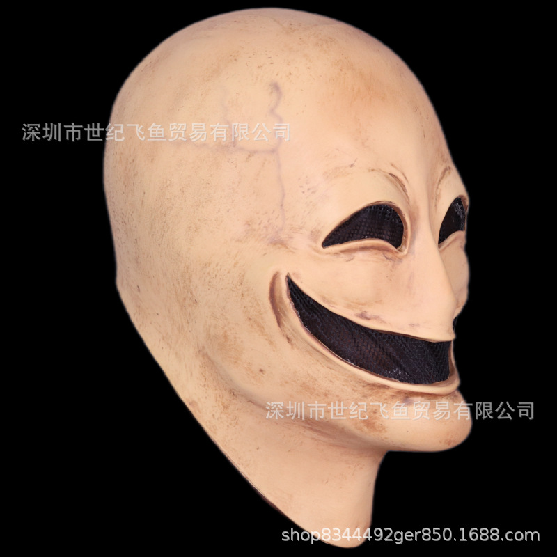 Horror máscara sin rostro látex sombrerería mal divertido piedra alienígena máscara facial completa BOLA DE Halloween