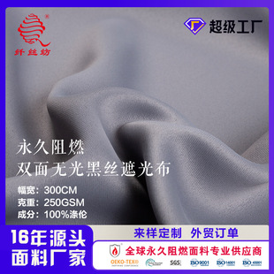 High Precision Permanent Flame Retardant Double-Sided Matt Accessible Luxury Blackout House Decoration Curtain Fabric