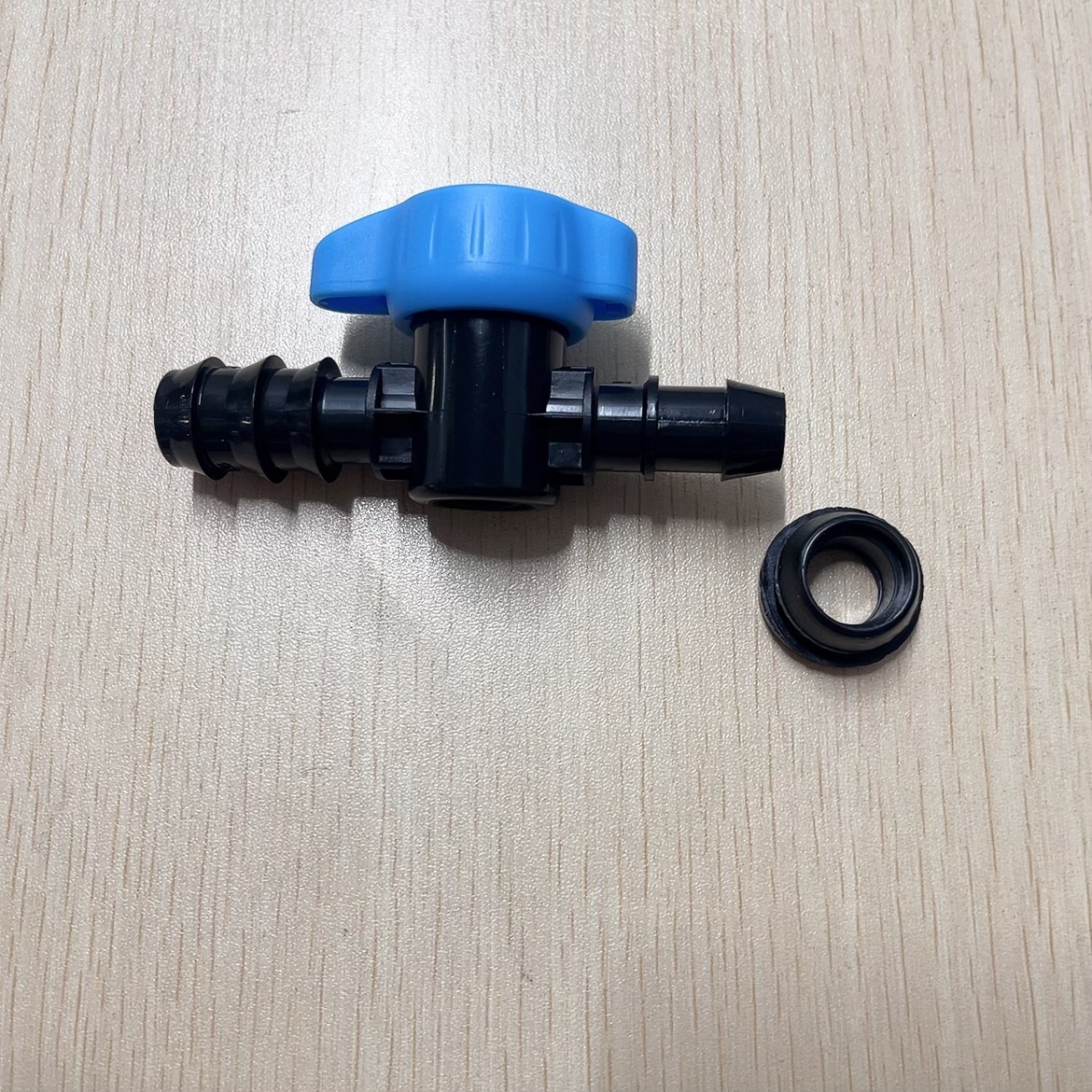 Nuevo mango azul 20PE tubo válvula de derivación con válvula de derivación de válvula de derivación de tipo negro