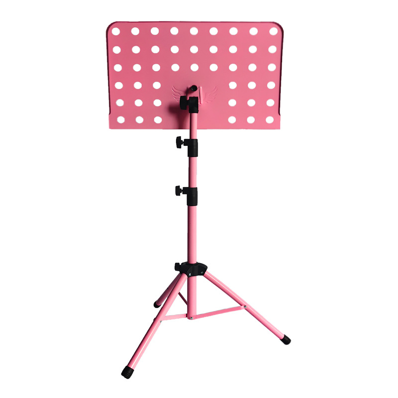 Soportes de música retráctiles para uso doméstico, suministro del fabricante, disponibles en varios colores, aptos para guitarra, guzheng, batería y teclado electrónico.