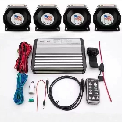 Car T8 alarm car: Car horn/tweeter - t8-host-4-ultra-thin-speakers