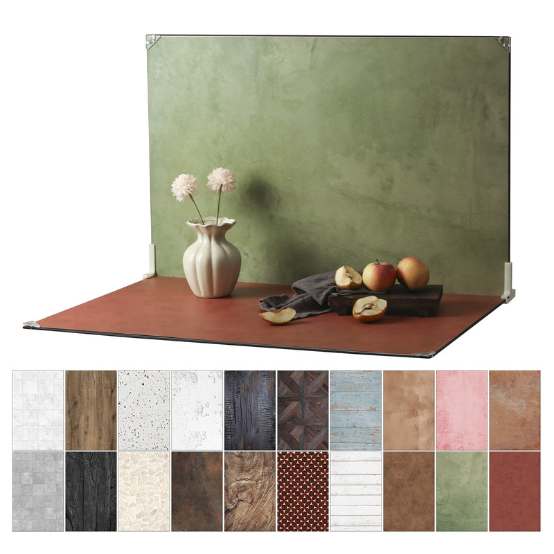 57*87cm Double-Sided Photo Background Paper Cement Wood Grain Wall Large Size Black and White Marble Floor Tiles Vintage 57*87cm Double-Sided Photo Background Paper Cement Wood Grain Wall Large Size Black and White Marble Floor Tiles Vintage