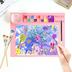 シリコーン油絵パッドCraft Mat子供落書きシリコーンパッド洗浄しやすいシリコーン断熱パッドシリコーン絵画パッド