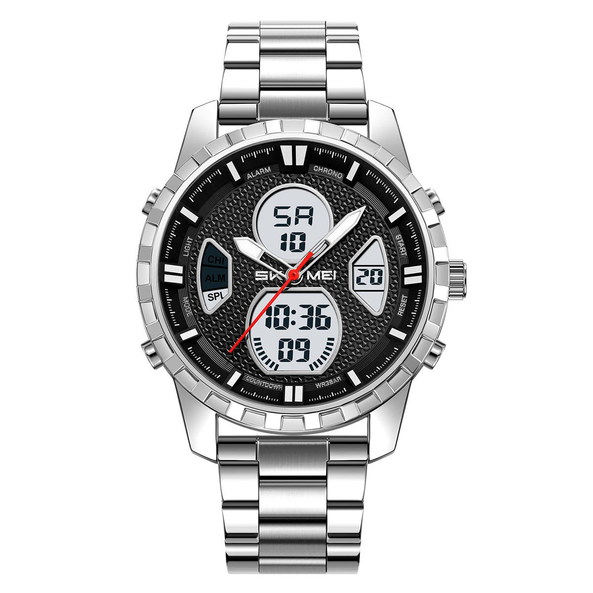 Reloj deportivo masculino de doble pantalla impermeable multifuncional de comercio exterior fábrica de personalización transfronteriza spot