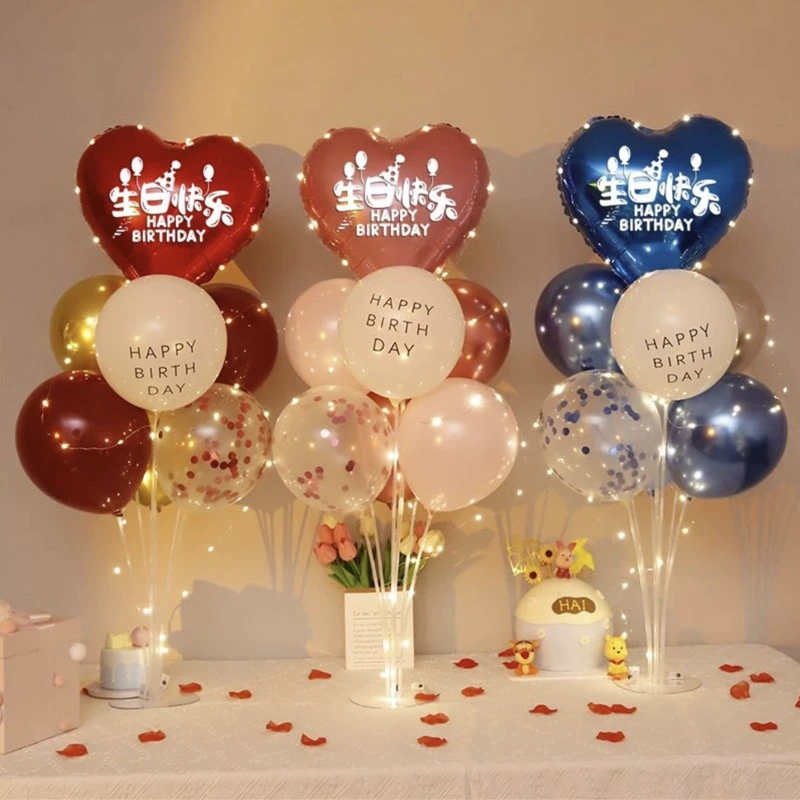 Атмосфера дня рождения Вэн Кай, украшение для стола с воздушными шарами, плавающий стол для взрослых и детей, украшение для вечеринки, наряд для фотосессии для девочек