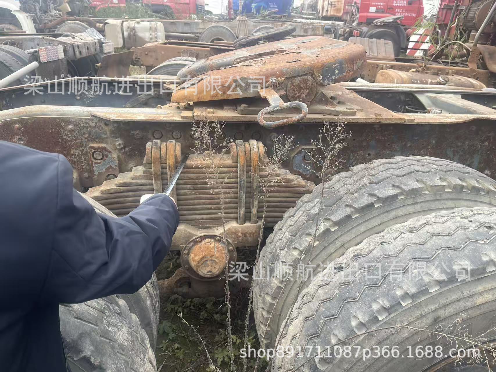 Used Truck Axle Trailer Parts Beiben Heavy Truck Axle Double Axle Integrated Rear Axle Used Truck Axle
