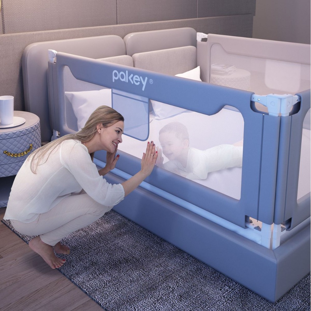 Manufacturers Supply Bed Fence Kidsren's Anti-Falling Bed Guardrail Unilateral Adjustable Anti-Falling Guardrail Baffle Wholesal