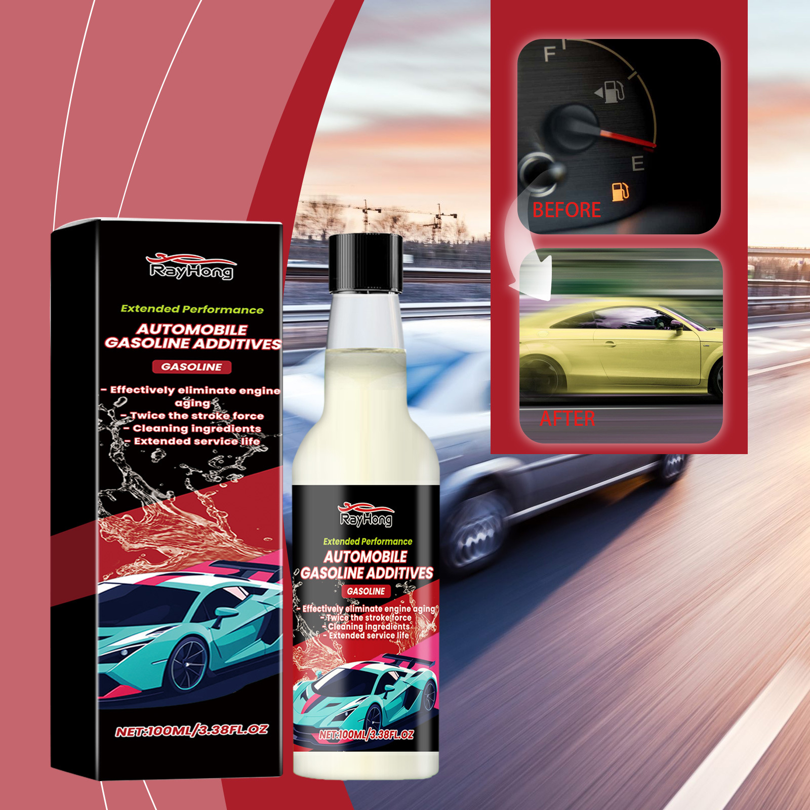 Rayhong Car Fuel Additive Protects Engine Keeps Parts Wear System Clean Additive