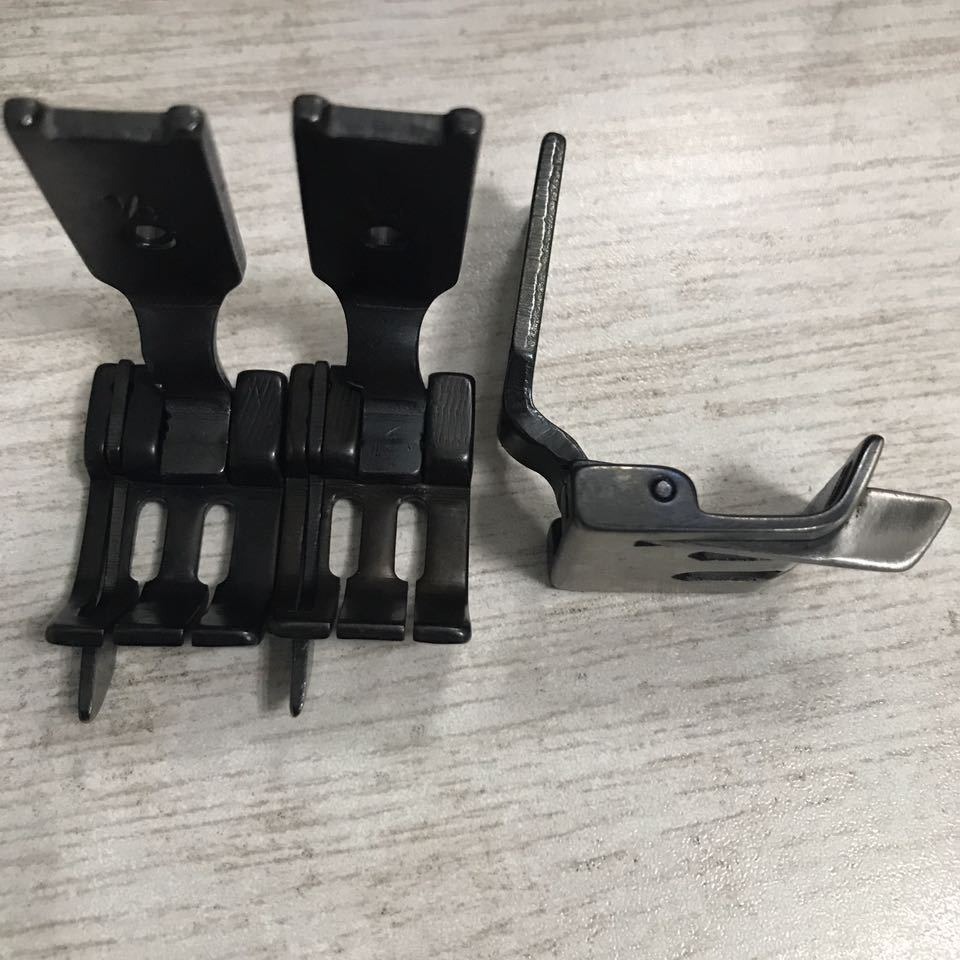 兄弟双针机通用刀车压脚1/4左 海菱缝纫机配件
