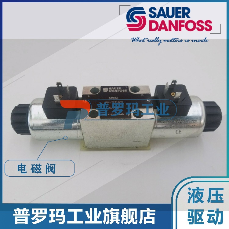 SAUER DANFOSS柱塞泵电磁比例阀519535 484-2130.002丹佛斯电磁阀