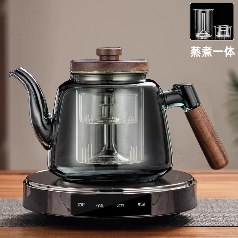 Kangmi Ultra-Thin Electric Ceramic Stove for Tea Making Household Glass Teapot Set Office High-End New Small Tea Making Stove