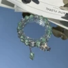 Green Crystal Butterfly Bracelet#SZ304