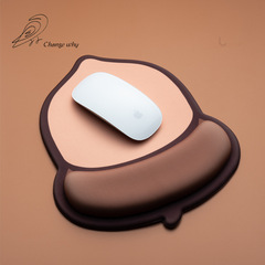 Nut Mouse Pad Wrist Guard Cute Cartoon Creative Girls Office Thickened Wrist Pad Korean Mengwu Hand Guard