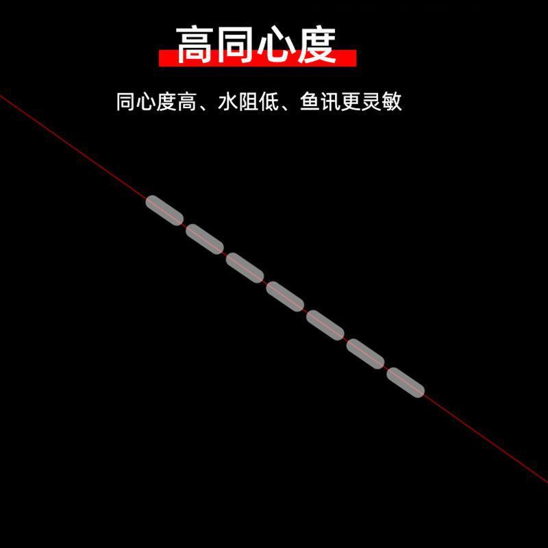 7+1硅胶高透超紧太空豆橄榄圆柱形散装特级优质高同心渔具小配件|undefined