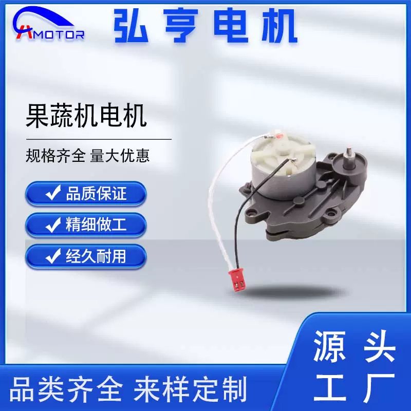 果蔬机有刷减速电机食材净化机自动家用小型清洗机洗菜机大功率
