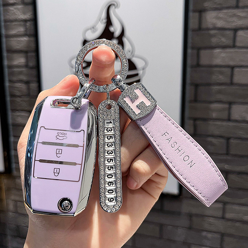 Aplicable a KIA K3 caso clave K5 coche K2 orgulloso correr kx3 Yi corriendo K4 hembra kx5 inteligente ejecución ACE hebilla KAIKU coche Shell