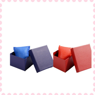 Wholesale square watch packaging box new heaven and earth watch box with pillow core imitation leather watch box