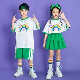 六一儿童啦啦队演出服服装开幕式小学生运动会团体班服幼儿园表演