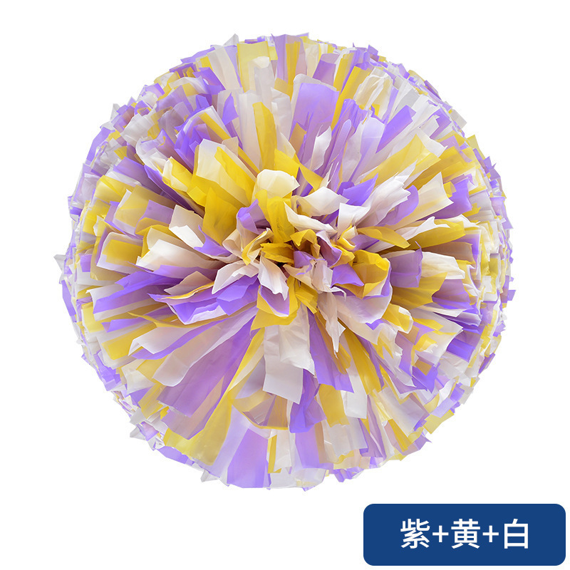 Porristas Bola de flores porristas mano flor mano sacudida flor danza rendimiento mano flor porristas flor bola de color rendimiento