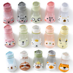 Children's socks, Spring and Summer thin version, cartoon style, fully breathable mesh cotton ice silk crystal, for middle and big children, summer socks, wholesale