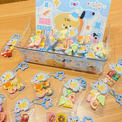 クリエイティブシミュレーション食游趣味装飾ストラップ (50個の箱を送る) 漫画食游ストラップ