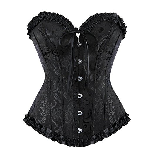 European and American Sexy Court-Style Fishbone Shapewear Top Black Corset Ins Cross-Border Amazon Temu Supply Source