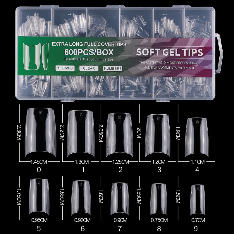 Cross-Border Manicure Seamless Semi-Frosted Nails French Style No-Engraving Thin Short Nails Seamless Frosted Fake Nails 600