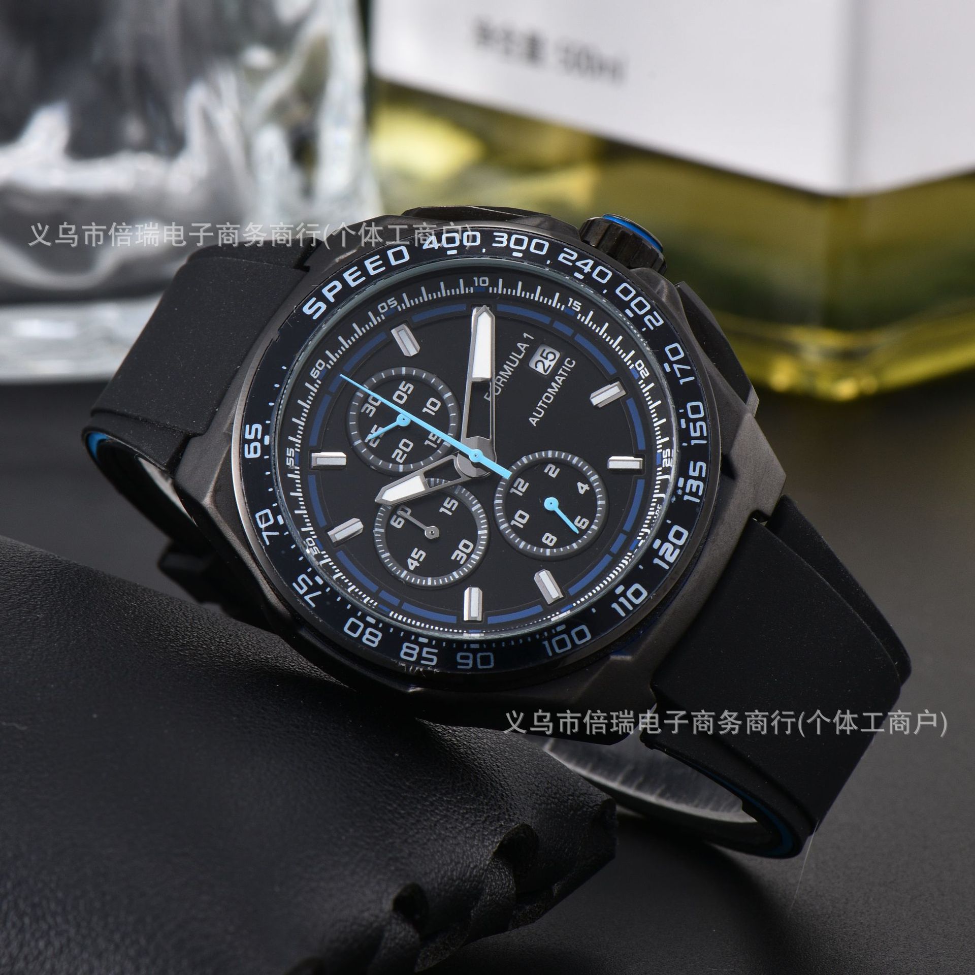 2025 New Men's Casual Quartz Silicone Taijia Watch 6-Pin Style Watch Foreign Trade Hot Selling Manufacturer Wholesale