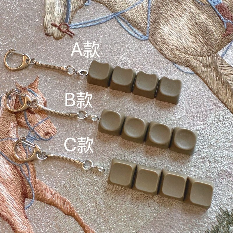 创意解压按键复古圆帽捏捏乐新奇小玩意手指无聊减压发泄钥匙扣|undefined