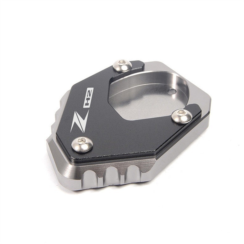 Suitable for Kawasaki Zh2 20-23 Modified Cnc Kickstand Enlarger Pad, Small Side Stand Foot Pad Accessories