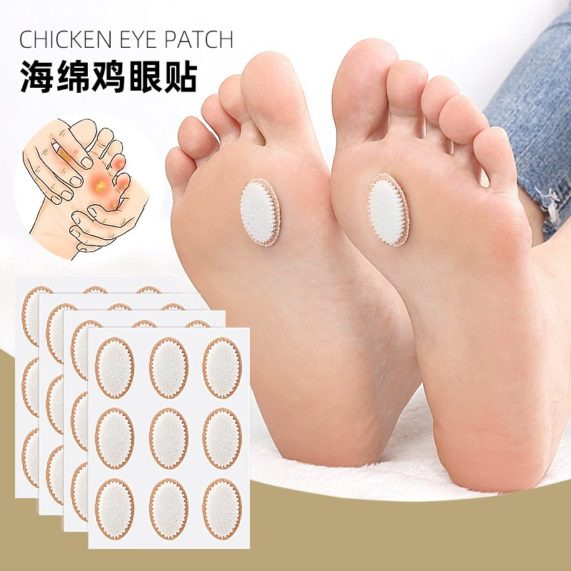 Овальная пена из пены для куриных глаз для ног