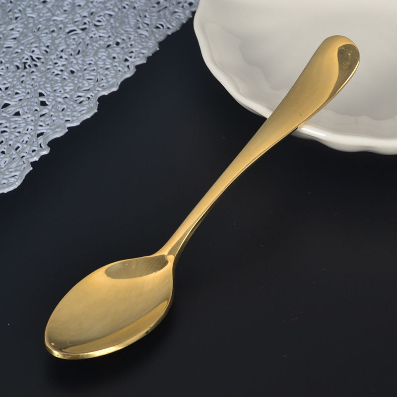 Pure Copper Handmade Coffee Popular Mini Creative And Cute Dessert Spoon, 11.5cm_voghion.com