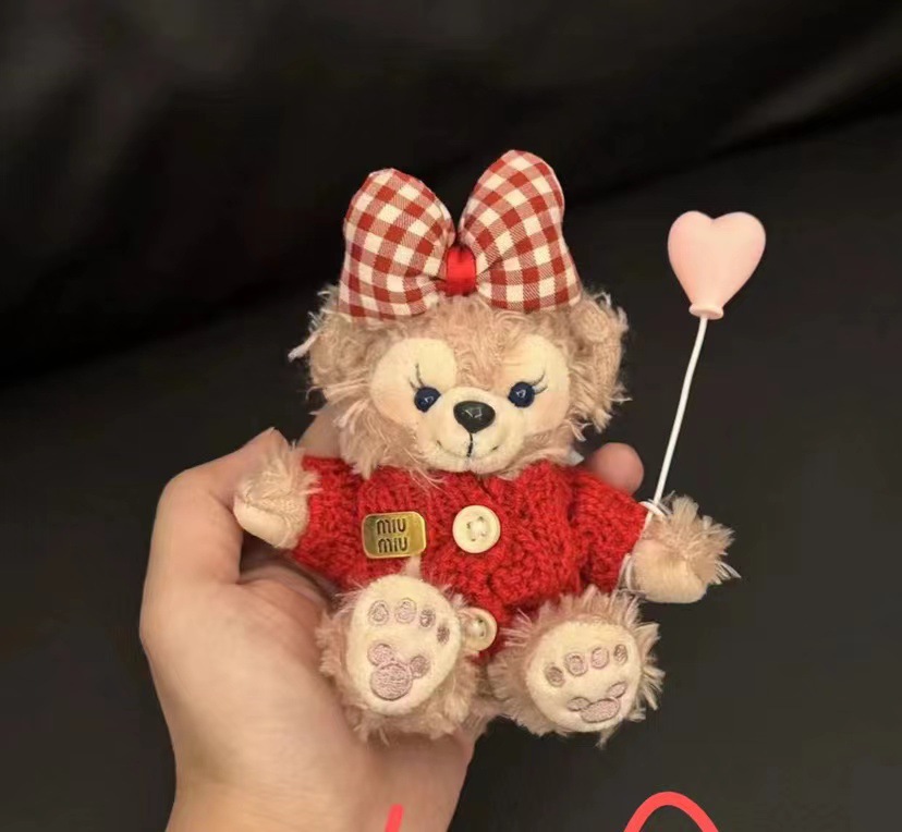 Nuevo producto lindo pequeño Xiangfeng niña colgante bolso llavero muñeco de felpa muñeca muñeca coche espejo retrovisor colgante regalo
