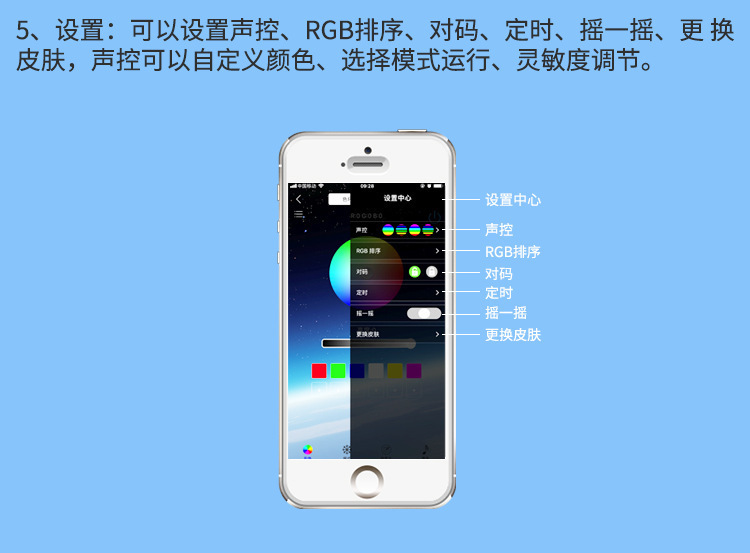 LED迷你蓝牙控制器-LED蓝牙控制器-手机APP控制器-R