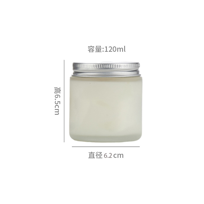 Vaso de vidrio de 250 ml para velas de aromaterapia, resistente a altas temperaturas, para hacer velas aromáticas, recipiente vacío con tapa.