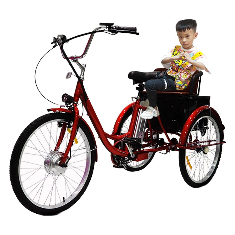 [Небольшая оптовая продажа] Пожилые люди помогли Трехколесный велосипед Ходьба Детский трехколесный велосипед Пикап Детский Электрический трехколесный велосипед