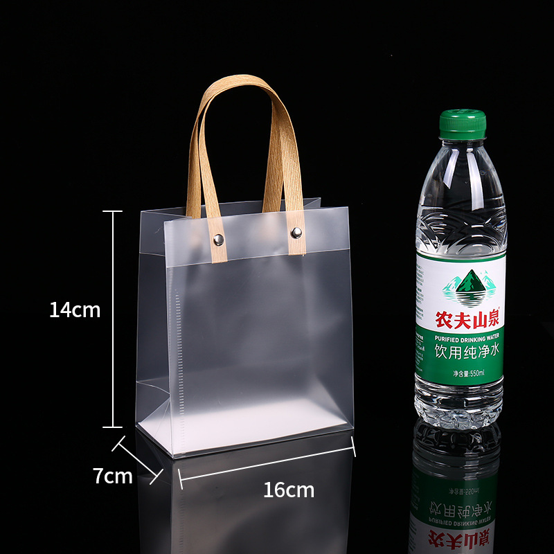 Bolsa de plástico transparente PP personalizada bolsas de regalo dulces de boda con bolsas de regalo personalizadas
