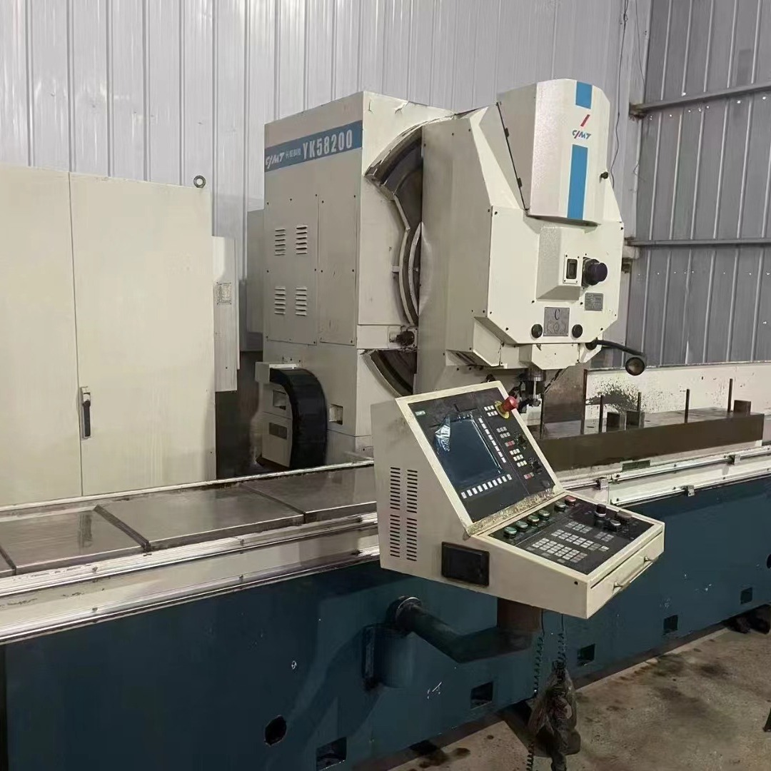 出售二手宜昌长机YK58200x3数控插齿机工件长度2米加工模数:12