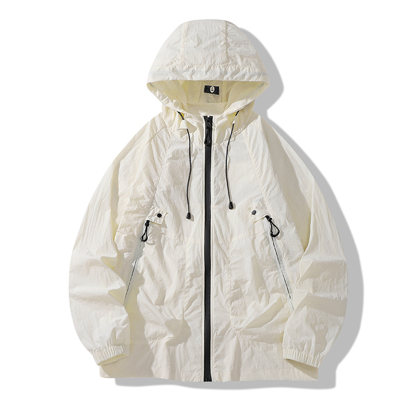Verano suelto ciclismo pesca ropa de protección solar chaqueta protección UV seda de hielo ropa de protección solar para hombres personalización especial para exteriores