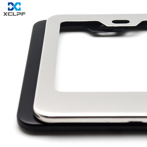 Cross-border Amazon American stainless steel car license plate frame American license plate modified car