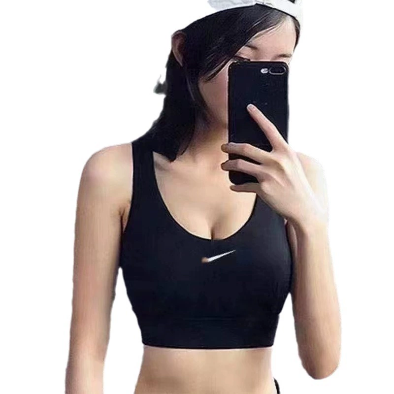 Nike, спортивный бюстгальтер, белье, быстрая сушка, поддерживающая одежда для йоги в зале, красивая спина, для бега