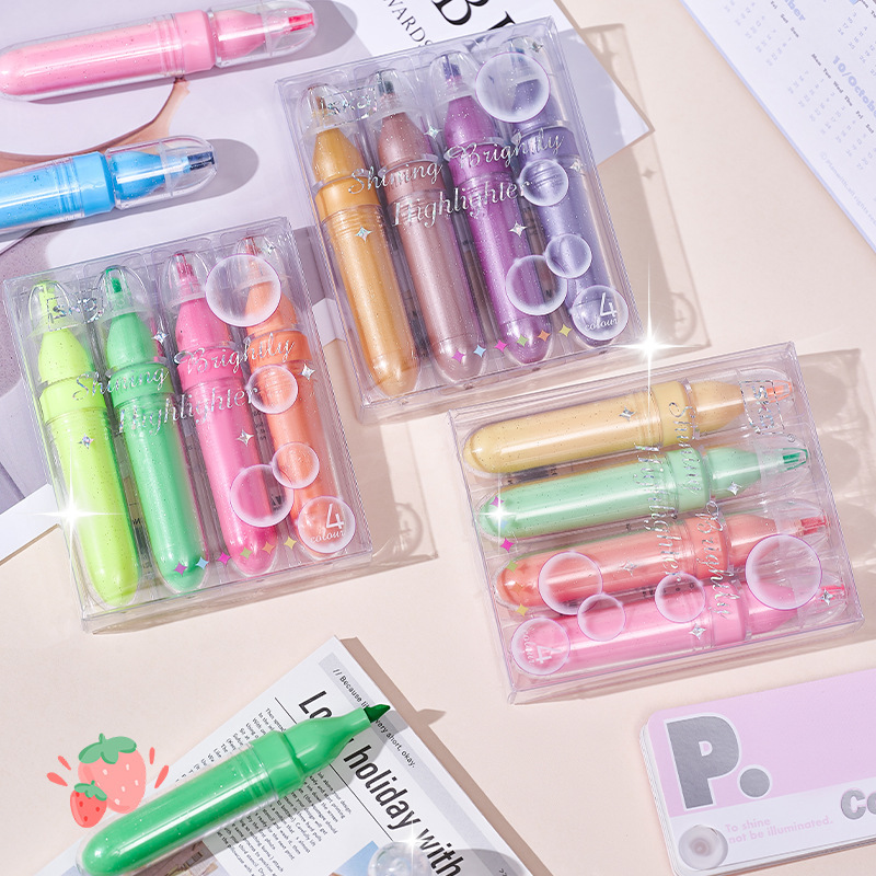 alto valor facial flash estrella huevo lápiz de reflexión estudiantes dibujo lápiz de graffiti DIY cuentas de mano clave lápiz de marca clave